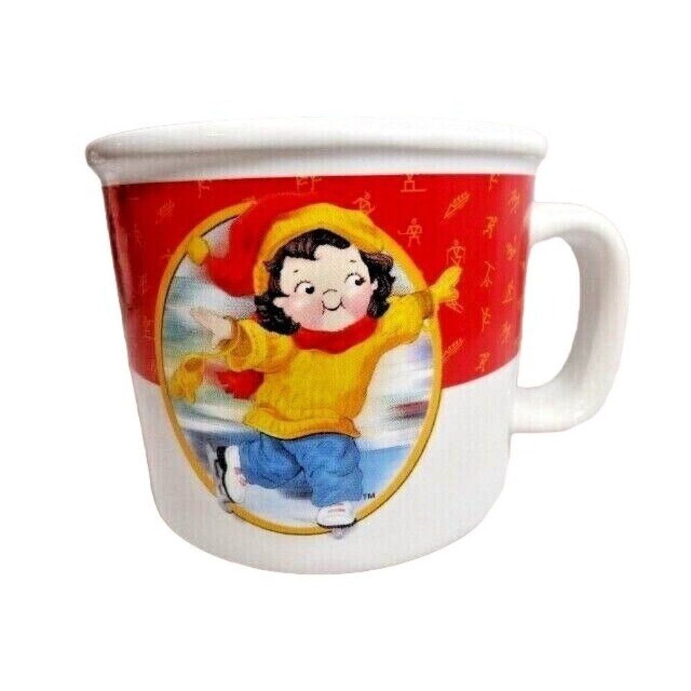 Campbells Soup Ice Skater Mug Ceramic 2002 Winter US Olympics Salt Lake City